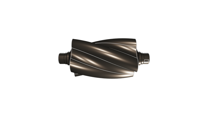 Four-Lobe Helical Roots Supercharger Rotor